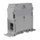 CABUR - Morsetto passante 240mm2, fissaggio a pannello, colore grigio.