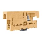 CABUR - Morsetto di potenza, collegamento barra/barra 150mm2, da guida, colore beige.