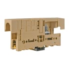 CABUR - Morsetto di potenza 240mm2, collegamento barra/barra con coperture, guida colore beige.