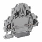 CABUR - Morsetto a molla 1.5mm2, 2 piani, portacomponenti, grigio.