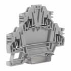 CABUR - Morsetto passante a molla 2.5-4mm2, 2 piani, blu. HD410