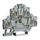 CABUR - Morsetto a molla 2.5mm2 con 3 diodi 1A 1N4007, grigio.