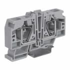 CABUR - Morsetto a molla ripartitore 16mm2, 2 poli, colore grigio, potenziale.