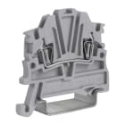 CABUR - Morsetto passante grigio, a molla 1.5mm2, 1-piano.