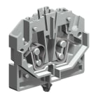 CABUR - Morsetto a molla 2.5mm2, 1 piano, grigio, da pannello.