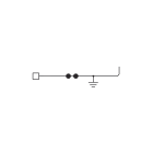 CABUR - Morsetto di terra HVTE.2 a molla 2.5mm2 per connettore CHTE.2.