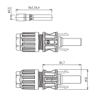 CABUR - KX04VF10N CON. VOL. F L4 SEZ.10MMQ 1500V