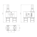 CABUR - KX04FMMN CONN. Y F/M-M L4 1500V