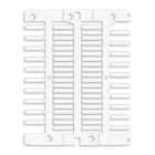 CABUR - Tessera rigida per tubetto 4x18mm ABS giallo per SmartPrint-Plus.