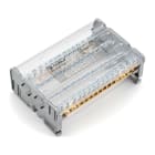 CABUR - Morsettiera quadripolare 125A 15 fori QBLOK4P125A15F.