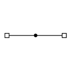 CABUR - Morsetto passante 2.5mm2, 1 piano, grigio, per guida TH15.