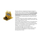 CABUR - Morsetto a vite per termocoppie, colore blu, TC/PO(EX) per termocoppie.
