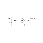 CABUR - Alimentatore lineare ingresso 12-24VAC/uscita 1-24VDC max 1A regolabile.