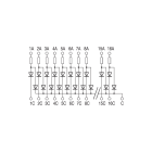 CABUR - Modulo prova LED 8 canali, comune negativo.