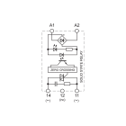 CABUR - Modulo 1 opto 12-24Vdc/230Vac 3A rele optoisolato a vite, estraibile. XCM1T024E