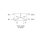 CABUR - Convertitore di segnali analogici programmabile 24V, range 14-16, uscita 3_range. XCONAA516P