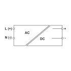 CABUR - Alimentatore monofase 120-230Vac / 24Vdc 1.25A.