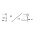 CABUR - Alimentatore 1-Fase Ingresso 120-230Vac / Uscita 24Vdc 5A