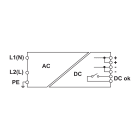 CABUR - Alimentatore mono-bifase ingresso 230-400-500Vac / uscita 12Vdc 8A. XCSW121B