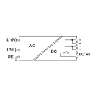 CABUR - Alimentatore mono-bifase ingresso 230-400-500Vac / uscita 12Vdc 8A.