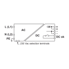 CABUR - Alimentatore 1x 230Vac/2x 400-500Vac 24Vdc 40A +ORING.