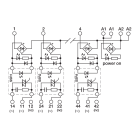 CABUR - R42T24 Modulo 4 Opto 24Vdc/240Vac 2,5A 4 Rele Optoisolati 24Vdc/230Vac 3A Estraibile XR042T24