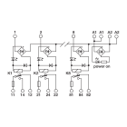CABUR - Modulo 8 rele elettromeccanico 24VAC/DC SPDT 16A a vite con fusibile.