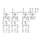 CABUR - Modulo 8 opto 24V/5-50Vdc 2,5A rele optoisolati 24Vdc/24Vdc 2A estraibile