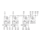 CABUR - 16 modulo rele elettromeccanico 24VAC/DC SPDT 16A a vite, estraibile, 12A SC. XR161EAD