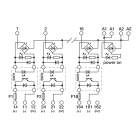 CABUR - Modulo 16 opto 24V/5-50Vdc con 16 rele optoisolati 2A e fusibile.
