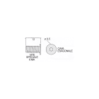 CABUR - Viti SP 6MA x 12mm per barra equipotenziale Z121123.