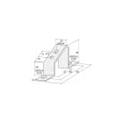 CABUR - Aci121311 Cav. Incl. 2 M5 Staffa inclinata 20x80xH49mm per fissaggio profilati a 2 viti M5.