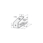 CABUR - ACI121415 Cav. inclinata 22 6 M6 18x40xH40mm per fissaggio profilati.
