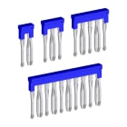 CABUR - Ponte a pettine EFB, 5 poli, blu per morsetti push-in sezione 1.5mm2.