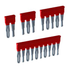 CABUR - Ponte EFB, 5 poli, rosso per morsetti push-in sezione 6mm2.