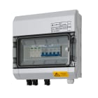 CABUR - Quadro stringa DC con bobina sgancio e magnetotermico, 2 stringhe/1 uscita, 1000V.