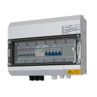 CABUR - Quadro DC 3 in 1 out 1000V con magnetotermico e 3 stringhe.