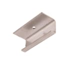 CABUR - Staffa terminale in acciaio inox per fissaggio pannelli da 42mm.