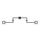 CABUR - Morsetto diodo 3A passante-invertito, colore grigio, SFR.4/D3AR 4mm2 Rovesciato. SF904