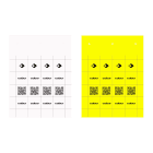 CABUR - Tessera PVC 15x49mm bianca per SmartPrint-Plus TUB5015. TAP4915WN