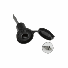CABUR - Presa RJ45 con cavo da pannello PSP-RJ45/M60/AA.