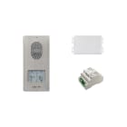 BPT - Kit base impianto citofonico espandibile fino a 4 derivati interni composto da posto esterno Lithos LC/01, alimentatore VAS/101, audio 230V. 61700370