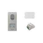 BPT - Kit base impianto citofonico espandibile fino a 4 derivati interni composto da posto esterno Lithos LC/01, alimentatore VAS/101, audio 230V.