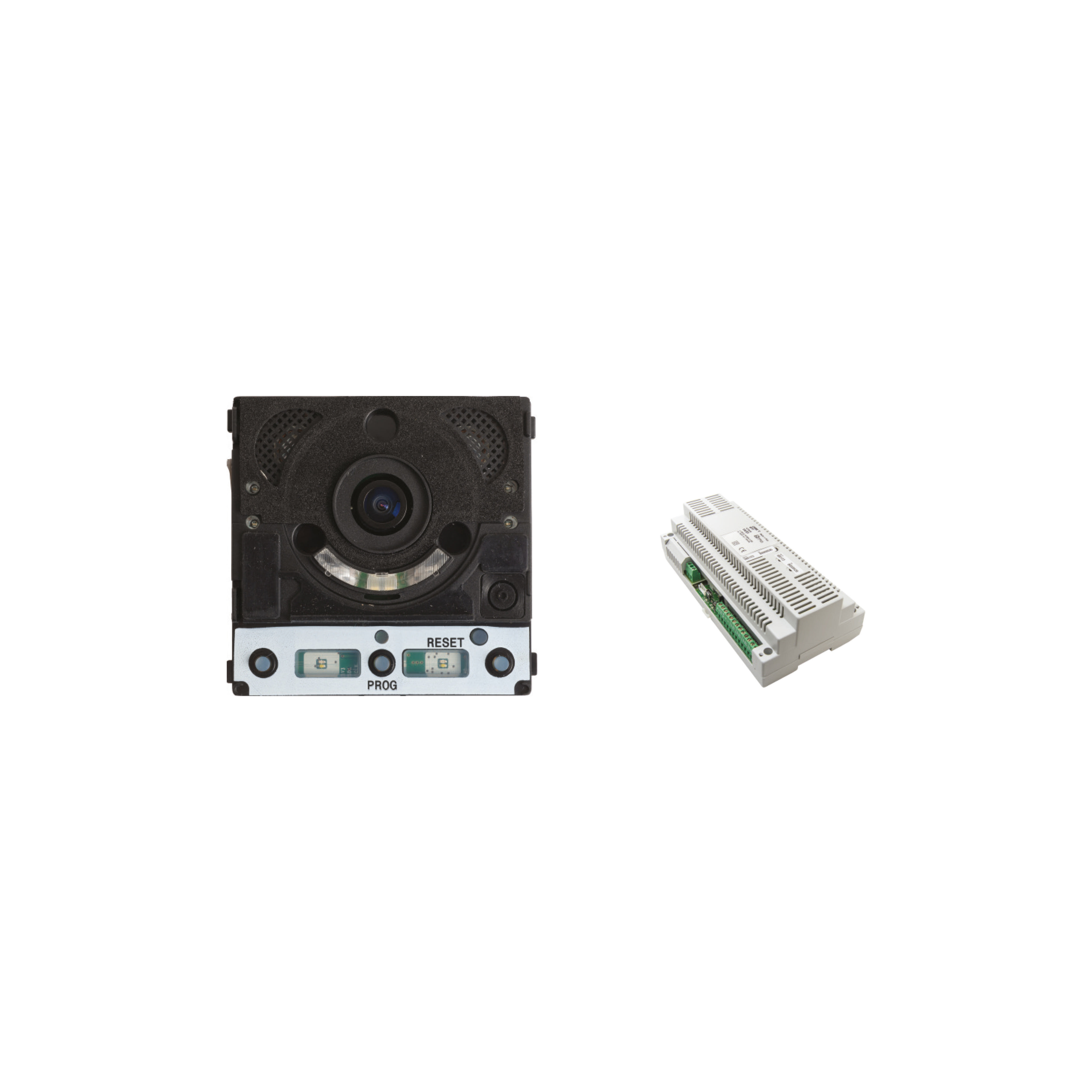 BPT - Kit base impianto multi-ingresso espandibile fino a 98 derivati interni composto da MTMV/01 senza estetica e alimentatore VA/01 VIDEO 230V BASE IMP.