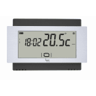 BPT - Cronotermostato touch screen da parete colore nero alimentazione a batterie 2x1,5 tipo AA TH/500 BK. 69400230