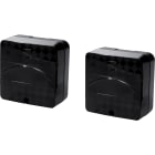 CAME - Coppia di fotocellule da esterno a 12-24 V AC-DC complete di contenitore, portata 20 m.