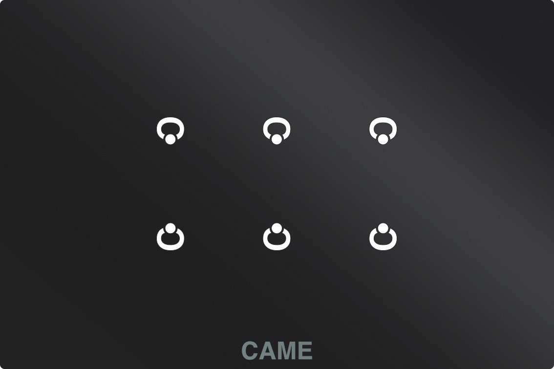 BPT - OH6ITC BK MOD.6 INSTALLAZIONE SU PIASTRA NERA.