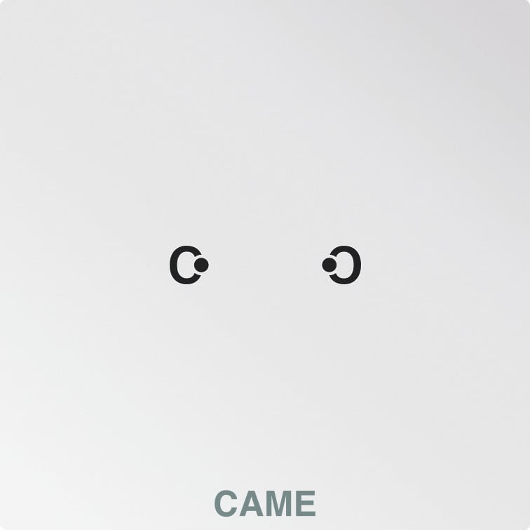 BPT - OH/2ITC con Mod.2 su Placca Bianca. 67600570