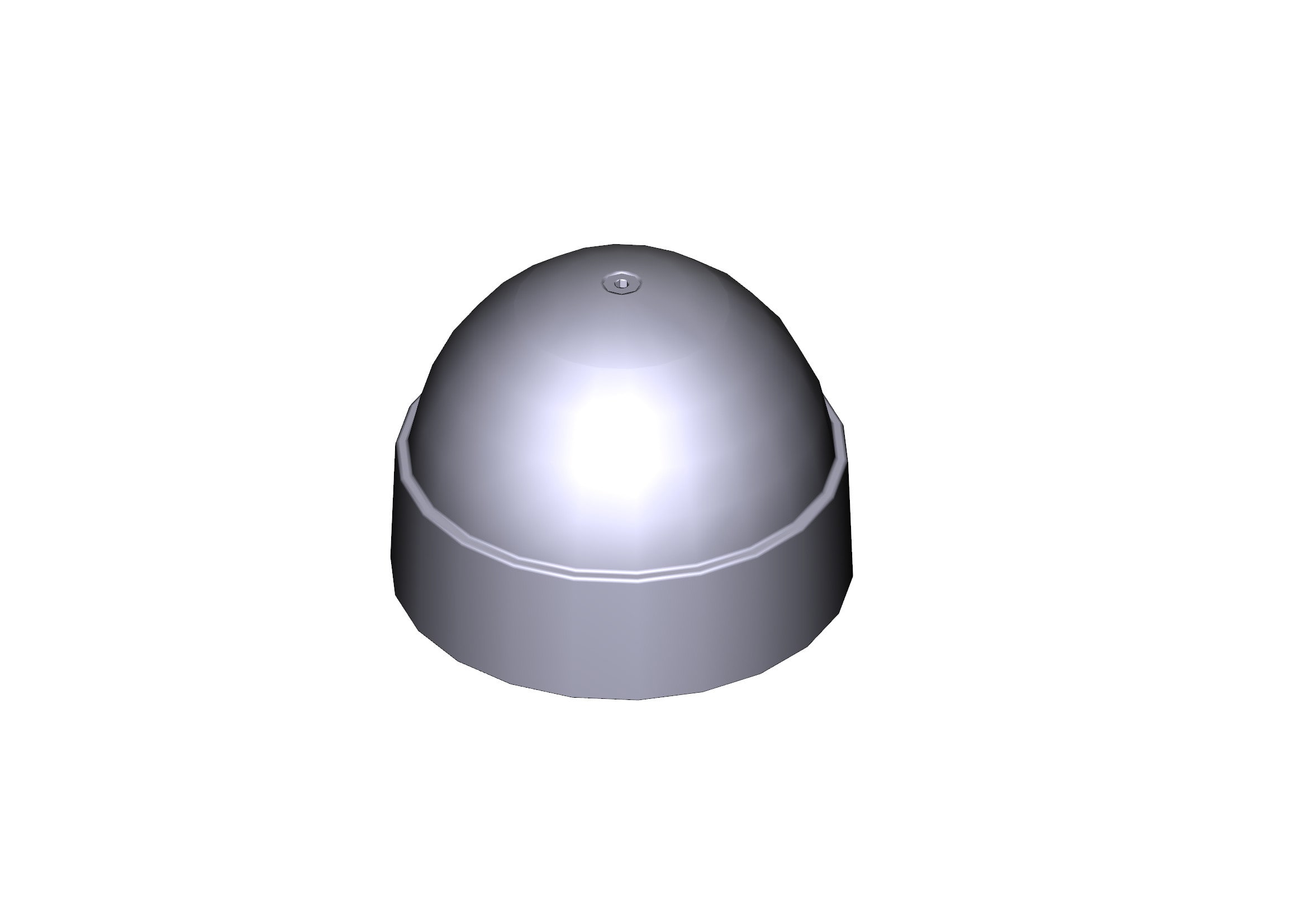 CAME - Cupola per pilastro con contrappeso, aggancio e design CAT. 119RIX009