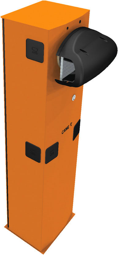 CAME - Barriera in acciaio zincato e verniciato con predisposizione per accessori GARD 3750 BARR 230V MOT 24V.